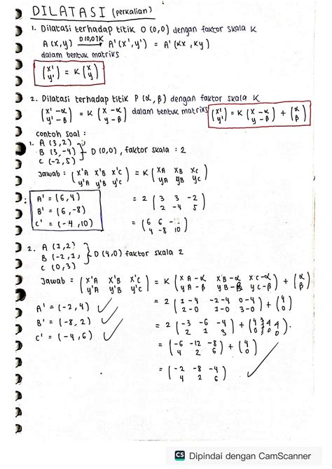 Solution Transformasi Geometri Studypool