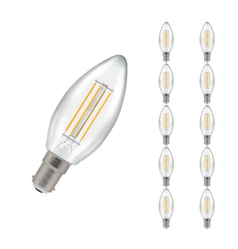 Crompton Led Candle 5w B15 Dim 2700k Clear 40w Eqv Lightbulbs Direct