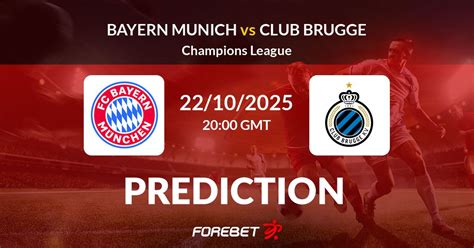 Estatísticas De Bayern X Club Brugge - Bayern Munich - Club Brugge Previsões de futebol e estatísticas - 22/10 ...