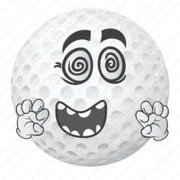 Ball, cartoon, emoji, face, golf, smiley icon - Download on Iconfinder