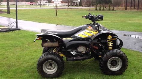 2004 Polaris Scrambler 500 Start Up Youtube