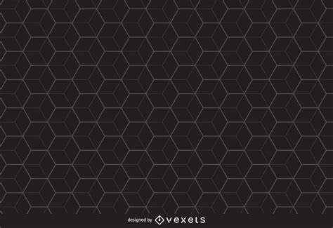 Linear Hexagon Pattern Background Vector Download