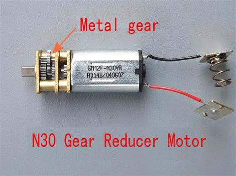 N30 Dc Gear Motor N30 Dc Motor Of Miniature Low Speed Motor Robot Motor With Metal Gear Box In