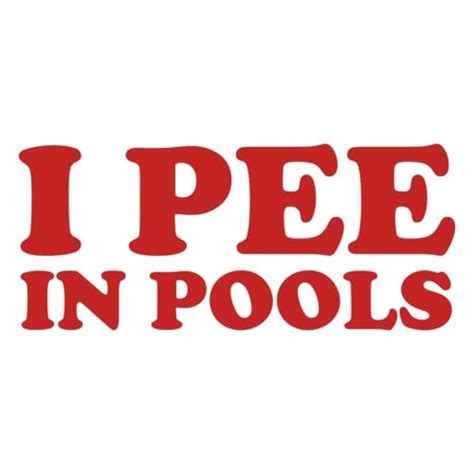 I Pee In Pools Shirt Etsy