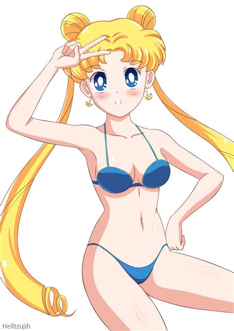 Sailor Moon In Bikini By Helltzujih On Deviantart