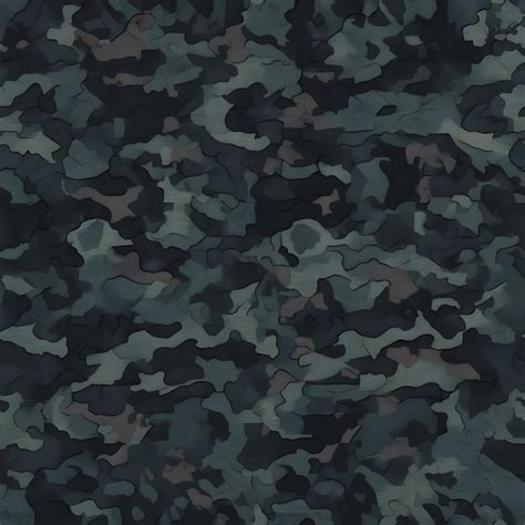 Premium Photo Dirty Camouflage Fabric Texture Dark Color