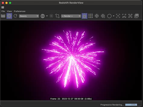 Preview Render Is Different From Final Render In Fireworks Similation Rcinema4d