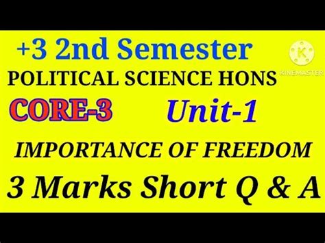 Political Science Hons Core Nd Semester Unit Marks