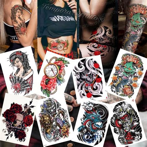 Jual Tatto Temporer Gambar D Ukuran Setengah Lengan Shopee Indonesia