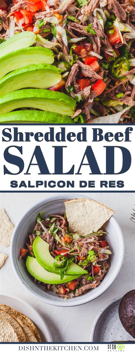 Salpicón Is A Refreshing And Satisfying Shredded Meat Salad Bursting With The Flavours Of Mexico