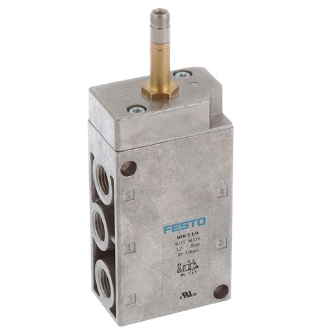 Festo MFH 5 1 4 Air Solenoid Valve 5 2 Spring Return 47 OFF