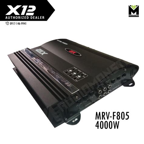 X Mrv F Watts High Power Car Amplifier Lazada Ph