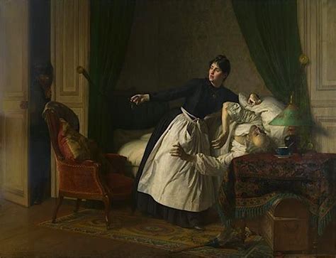 Louis Baader French 1828 1920 The End Of A Single Man Peinture