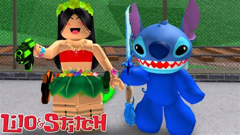 We Became Lilo And Stitch In Roblox Murder Mystery 2 Youtube