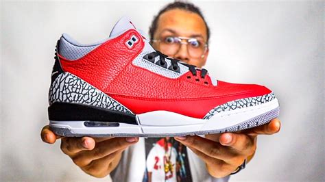 Air Jordan 3 Red Cement SE UNITE All Star - YouTube