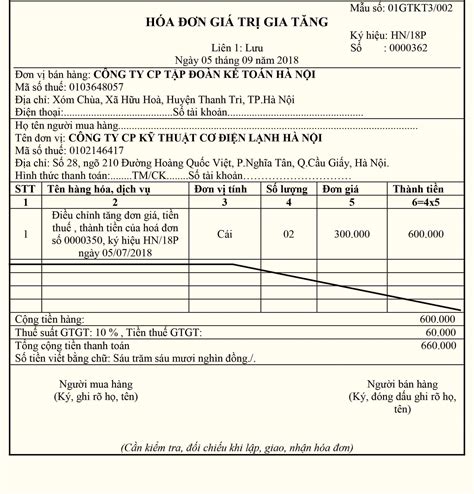 Cách xử lý hóa đơn viết sai mới nhất 2019 KẾ TOÁN HÀ NỘI GROUP