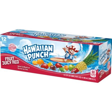 Hawaiian Punch® Fruit Juicy Red Juice Drink 12 Cans 12 Fl Oz Smith