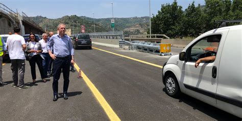 Messina Viadotto Ritiro Riaperta La Corsia Lato Valle Il Prossimo