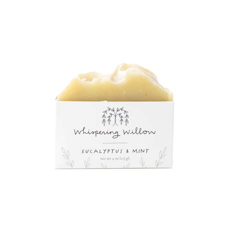 Eucalyptus And Mint Natural Bar Soap Whispering Willow