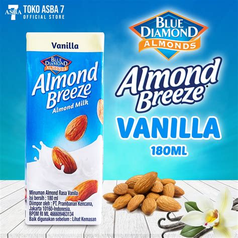 Almond Breeze Milk Vanilla 180ml Asba Jaya Berkah