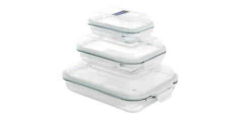 Glasslock 6pc Rectangular Container Set