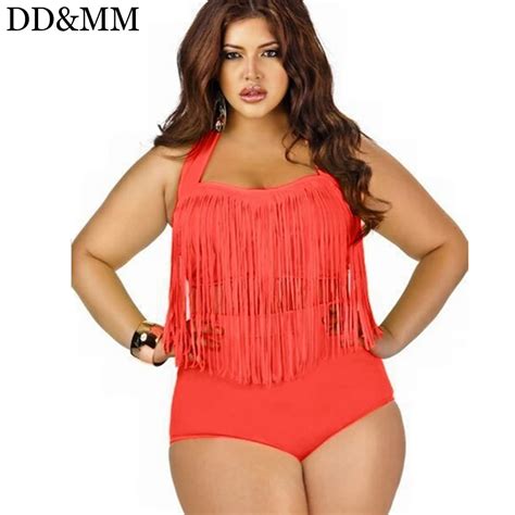 Buy Ddandmm Bikini Vintage Long Tassel Fringe Women Plus