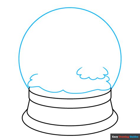 How To Draw A Snow Globe Really Easy Drawing Tutorial