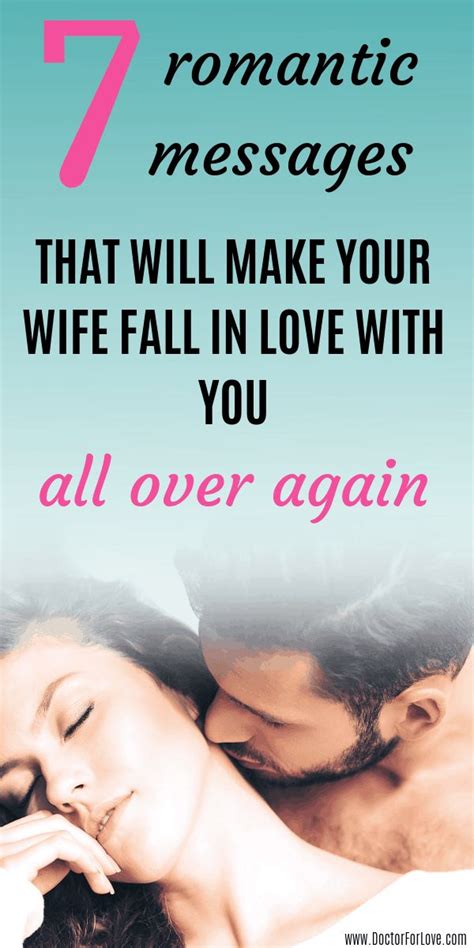 7 Days Of Romantic Messages For Wife Make Her Love You Again