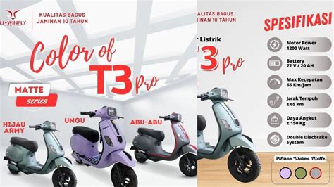 Motor Listrik Uwinfly T3S Pro Harga Dan Spesifikasi Terkini Desember 2023