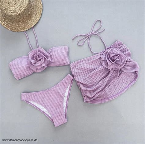 Bikinis Und Badeanz Ge Beach Wear Bikini Set In Flieder