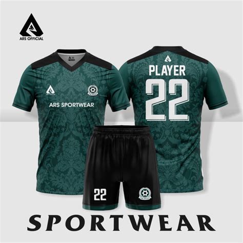 Jual JERSEY FUTSAL JERSEY SEPAK BOLA PRINTING ARS BATIK GREEN