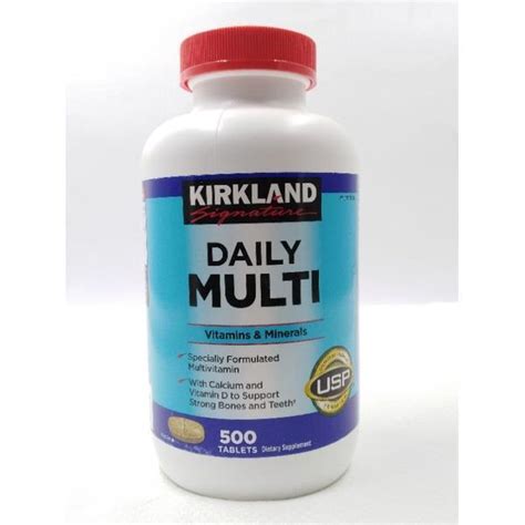 Kirkland Signature Daily Multi Vitamins Minerals 500 Tablets Lazada Ph