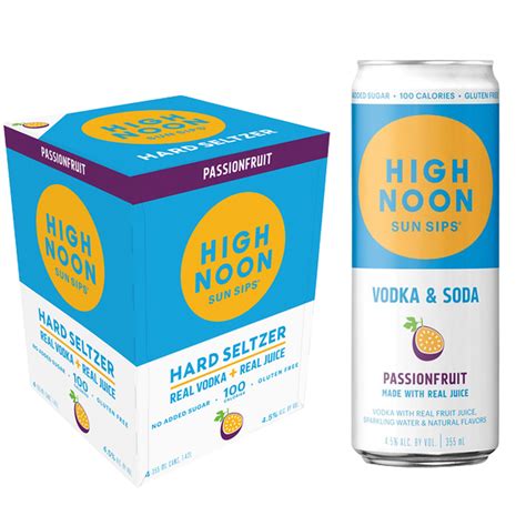 High Noon Tequila Fiesta Variety Pack 8pk 12oz Can 45 Abv Delivered