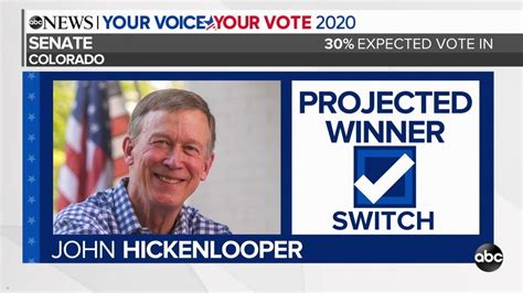 Hickenlooper Projected To Win Colorado 1st Senate Seat Dems Pick Up Abc7 New York