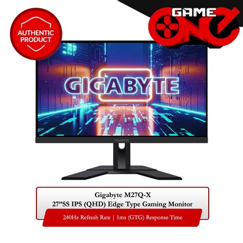 Gigabyte M27Q X 27SS IPS 2560 X 1440 QHD Edge Type Gaming Monitor