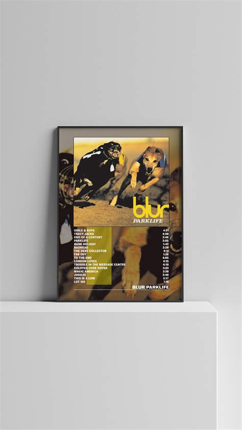 Blur Parklife Album Track List Print Britpop 90's Music | Etsy