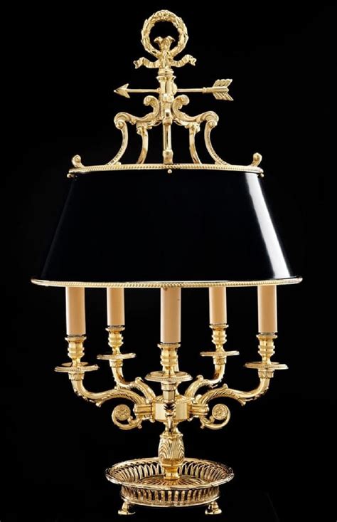 Casa Padrino Luxus Barock Tischleuchte Gold Schwarz Ø 39 x H 72 cm