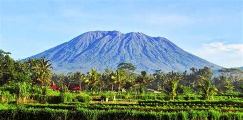 Indonesian Volcano Mount Agung Bali Indonesia