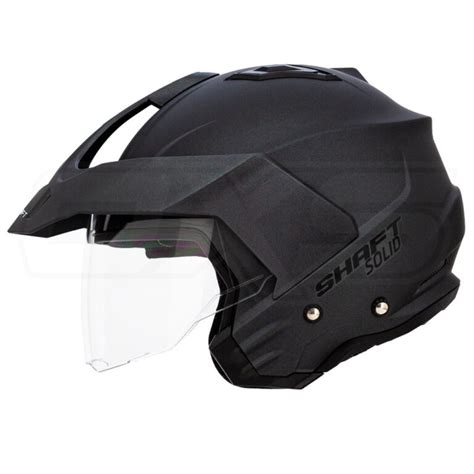 Casco Moto Shaft 227 Trial Abierto Con Visera Urbano Solid N M Motorising