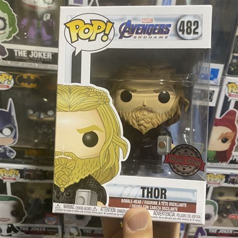 李大 正版現貨 Funko Pop 漫威 索爾 雙槌索爾 終局之戰 限定 Thor 482 蝦皮購物