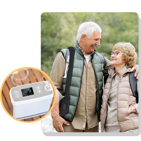 Portable Oxygen Concentrator With Real Time O2 Feedback Up To 9 Hours With 2 Batteries For