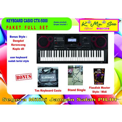 Jual Cod Keyboard Casio Ctx Ctx Ctx Ori Paket Full