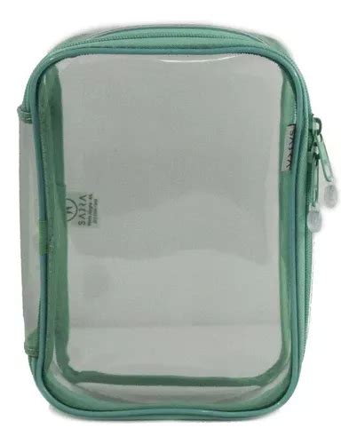 Estojo Box Baú Cristal Verde Bebê Sabra 23cm X 17cm X 6cm MercadoLivre