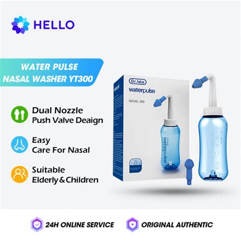 1 Day DeliveryHELLO Original YT300 300ml Water Pulse Nasal Wash Neti