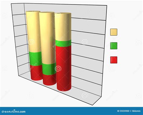 Cylinder Graph Stock Photo Image 5925900