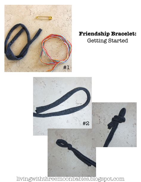 living with threemoonbabies: Friendship Bracelet: Tutorial