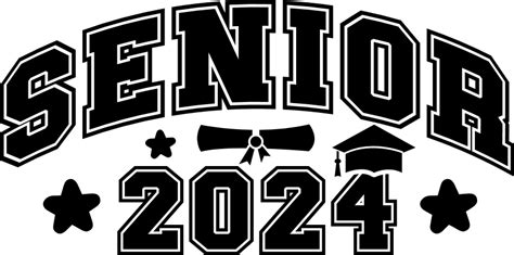 Graduation Sweatshirt Design Free Svg File For Members Senior 2024