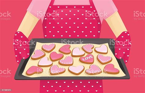 Sweet Heart Shape Cookies Stock Illustration Download Image Now