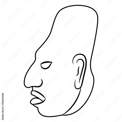 Head Of Ancient Mayan Man With Cranial Deformation Pre Columbian