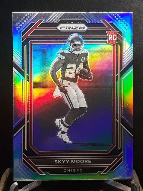 Panini Prizm Skyy Moore Rc Negative Silver Variation Prizm Sp